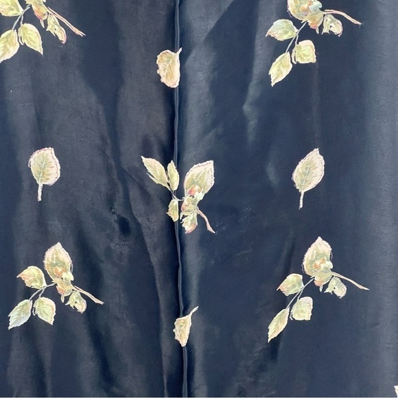 NEW- Wrap Around, Waist Tie, Floral, Satin Long Maxi Dress One Size Fits All - Picture 5 of 8